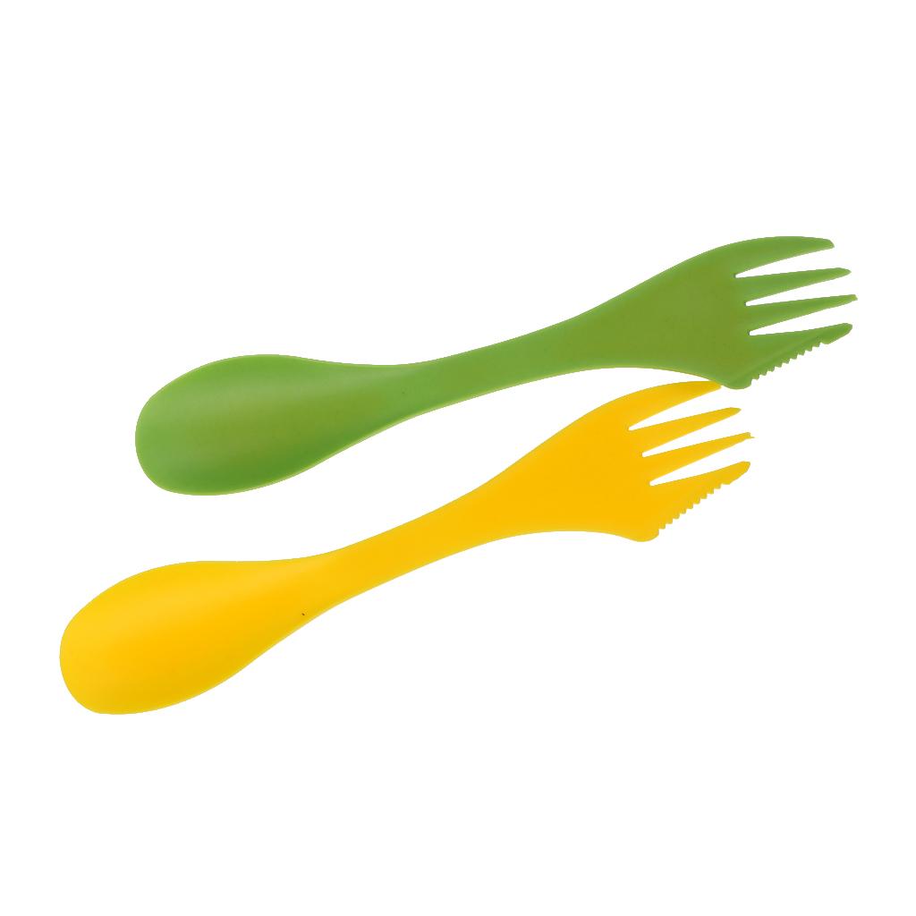 ชุดช้อนส้อมอเนกประสงค์สำหรับแค - Camp Spork Set บทวิจารณ์และราคา
