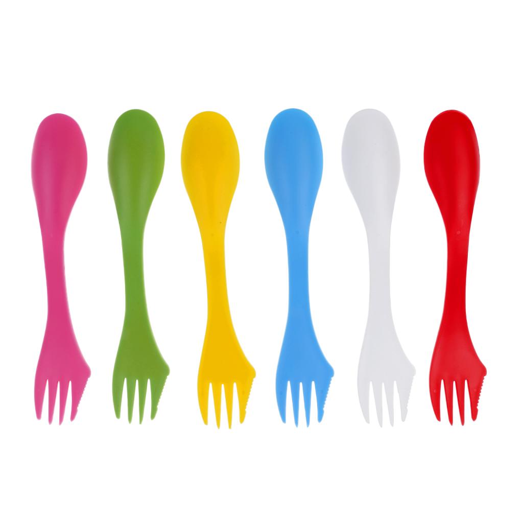ชุดช้อนส้อมอเนกประสงค์สำหรับแค - Camp Spork Set บทวิจารณ์และราคา