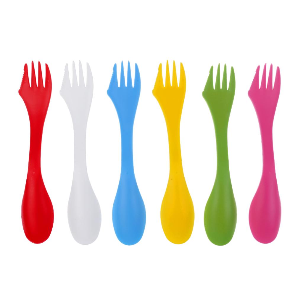 ชุดช้อนส้อมอเนกประสงค์สำหรับแค - Camp Spork Set บทวิจารณ์และราคา