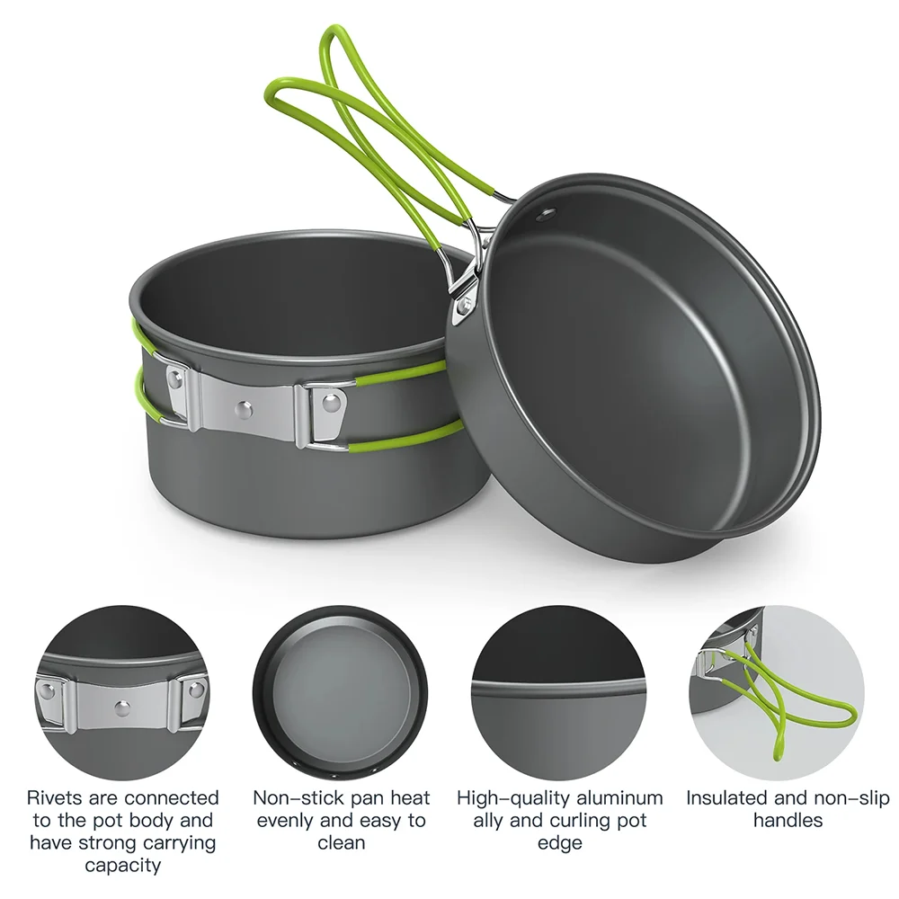 ชุดอุปกรณ์ทำอาหารสำหรับตั้งแคม - Camping Cooking Materials บทวิจารณ์และราคา
