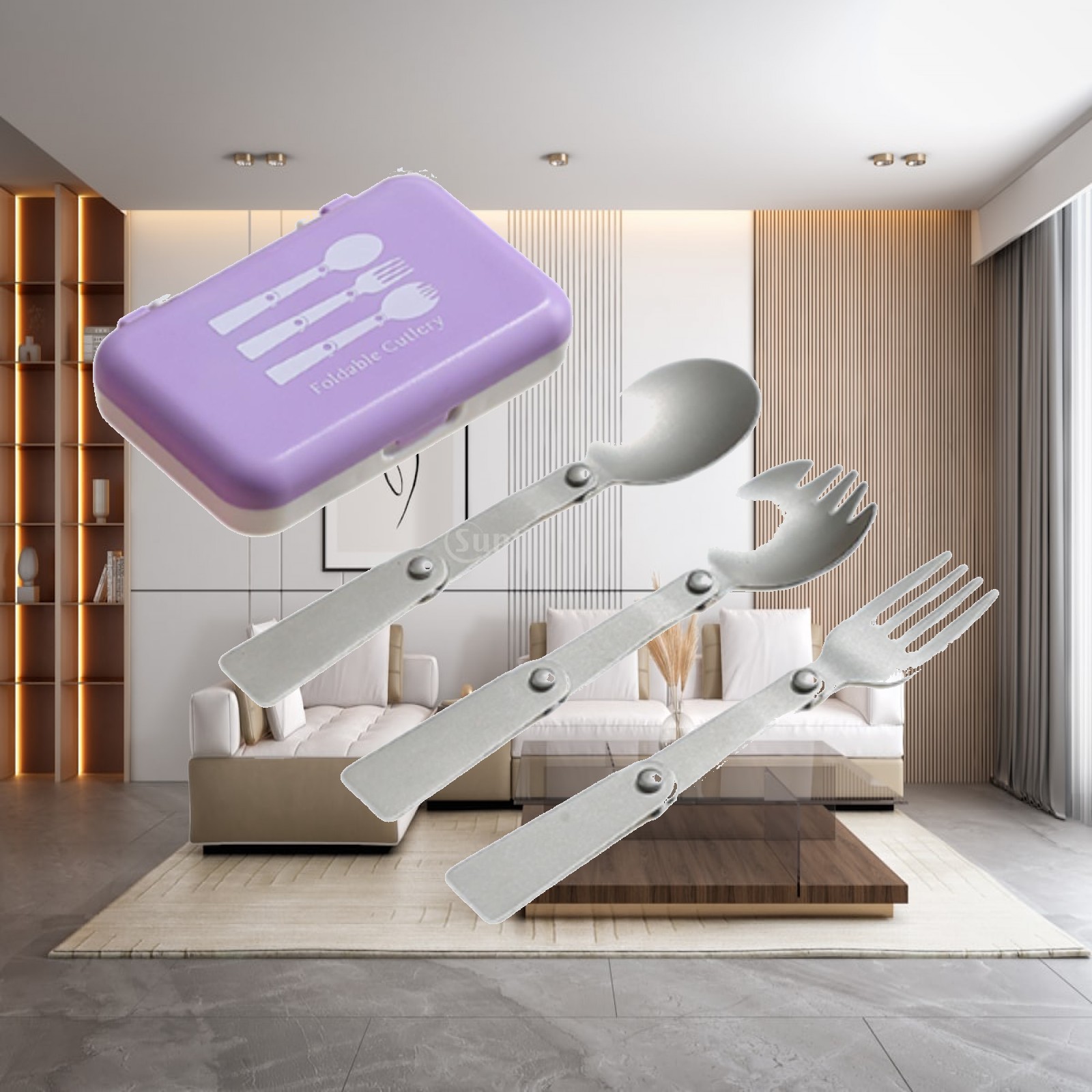 ชุดช้อนส้อมพับได้สำหรับแคมป์ปิ - Camp Spork Set บทวิจารณ์และราคา
