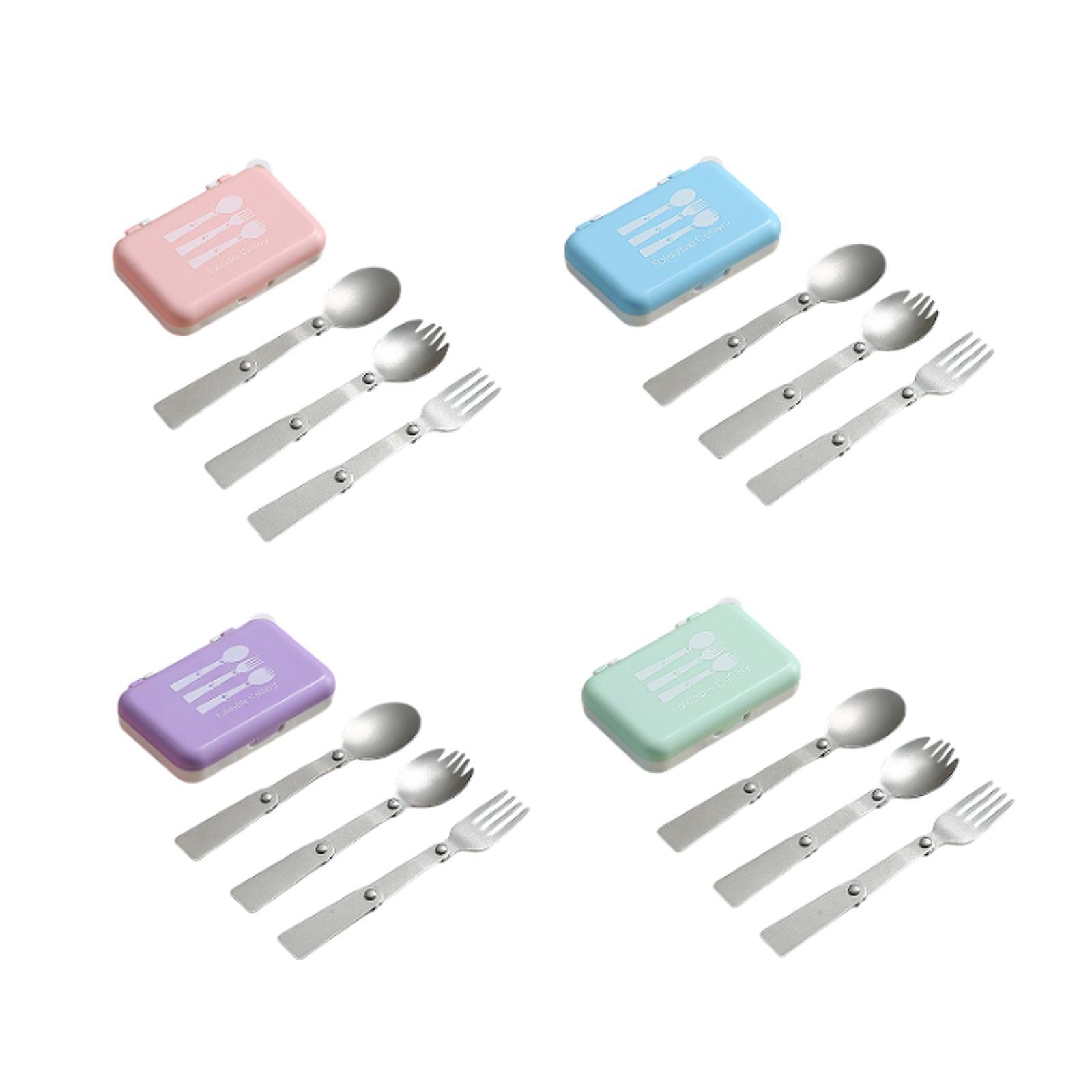 ชุดช้อนส้อมพับได้สำหรับแคมป์ปิ - Camp Spork Set บทวิจารณ์และราคา