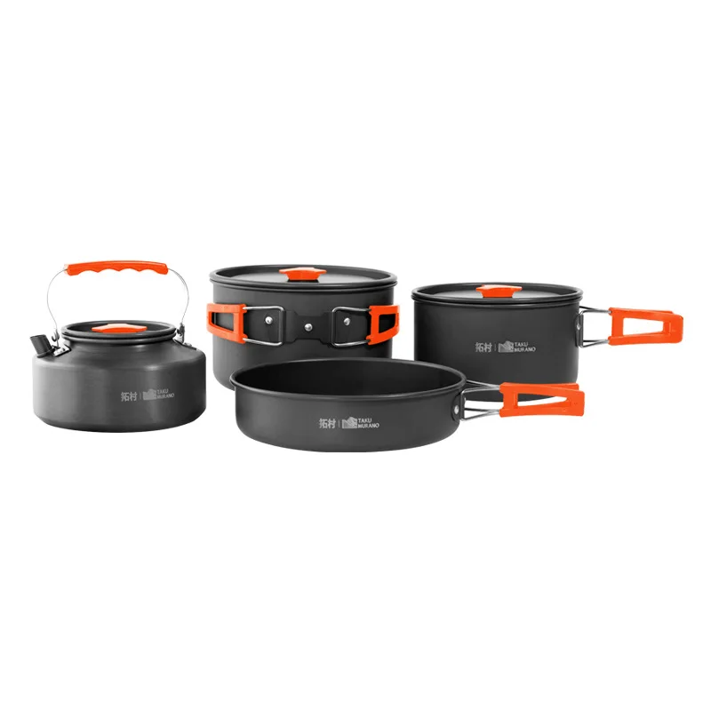 ชุดเครื่องครัวสำหรับตั้งแคมป์  - Camping Cooking Set With Kettle บทวิจารณ์และราคา