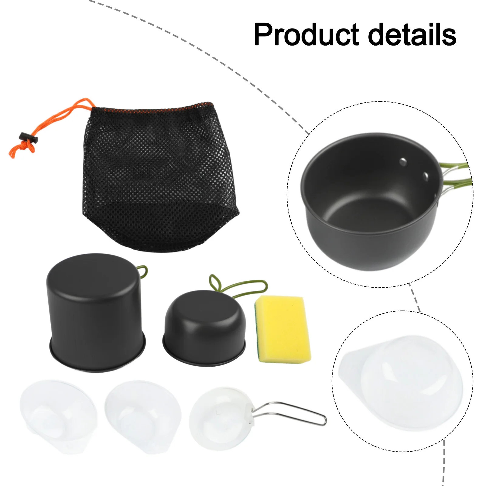 ชุดหม้ออลูมิเนียมเคลือบอะโนไดซ - Camping Cooking Set Compact บทวิจารณ์และราคา