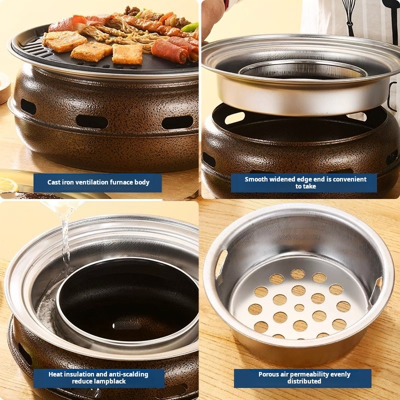 เตาย่างบาร์บีคิวทรงกลมสไตล์เกา - Camping Cooking Set Compact บทวิจารณ์และราคา