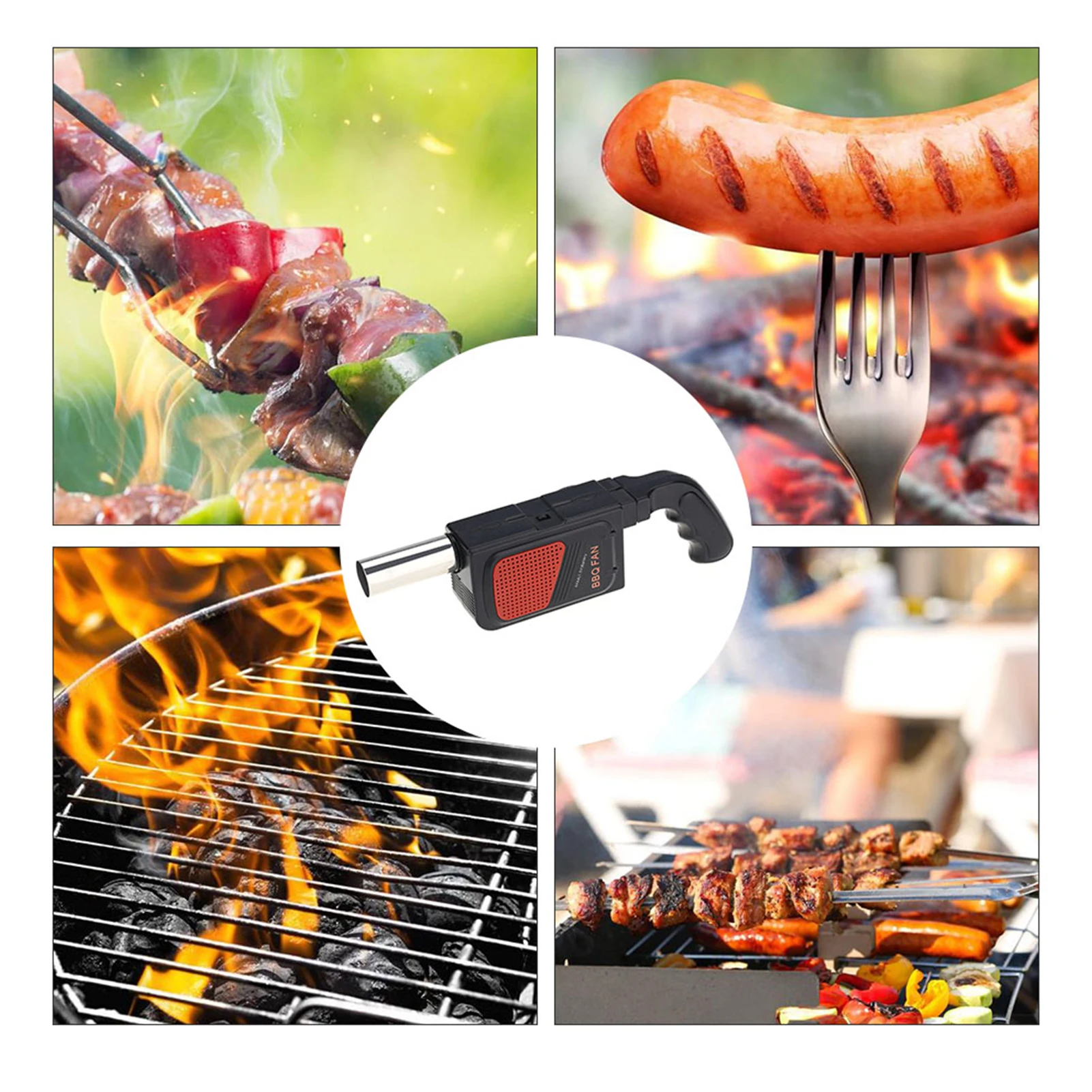 เครื่องเป่าลมบาร์บีคิวไฟฟ้ามัล - Camping Cooking On Fire บทวิจารณ์และราคา
