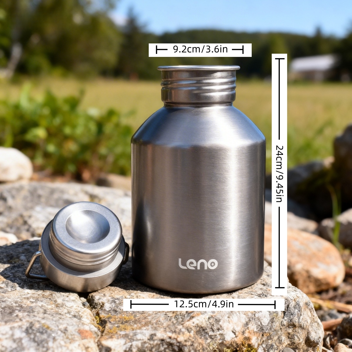 ขวดน้ำสำหรับแคมป์ปิ้งขนาด 2000 - Camping Cooking On Fire บทวิจารณ์และราคา