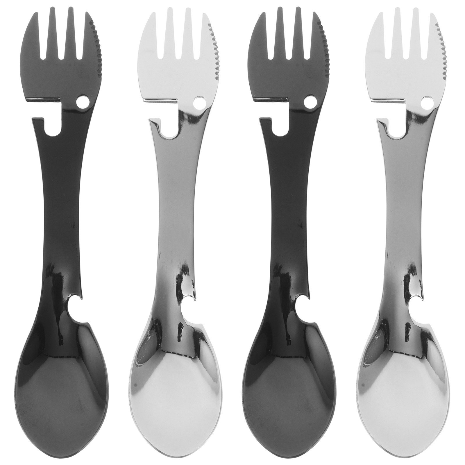 ชุดช้อนส้อมสแตนเลสอเนกประสงค์  - Camp Spork Set บทวิจารณ์และราคา