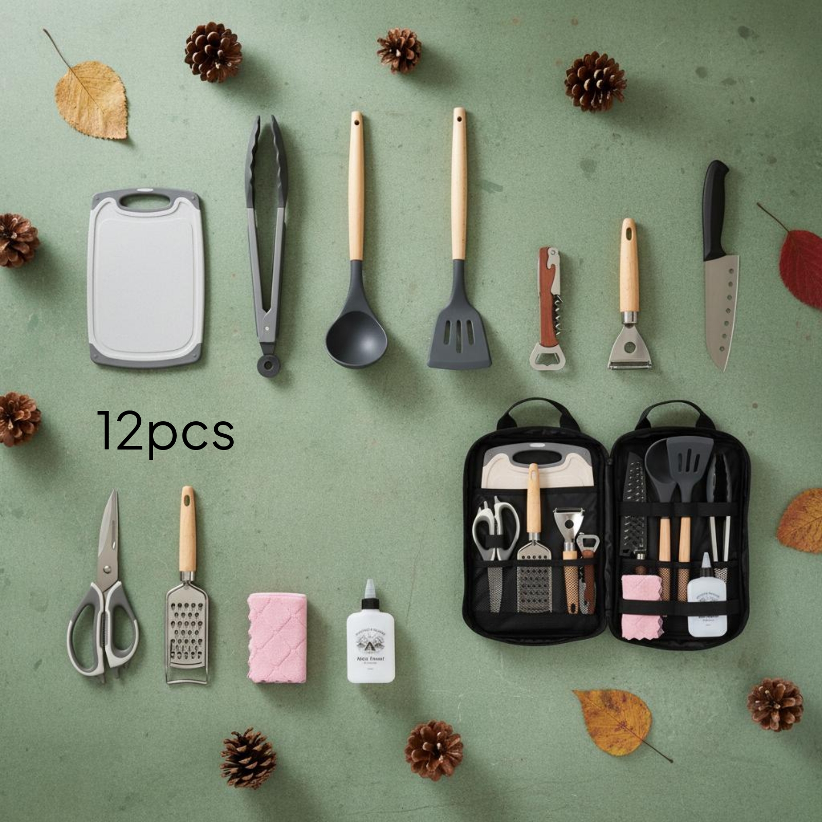 ชุดเครื่องครัวแคมป์ปิ้งแบบพกพา - Camping Cooking Easy บทวิจารณ์และราคา