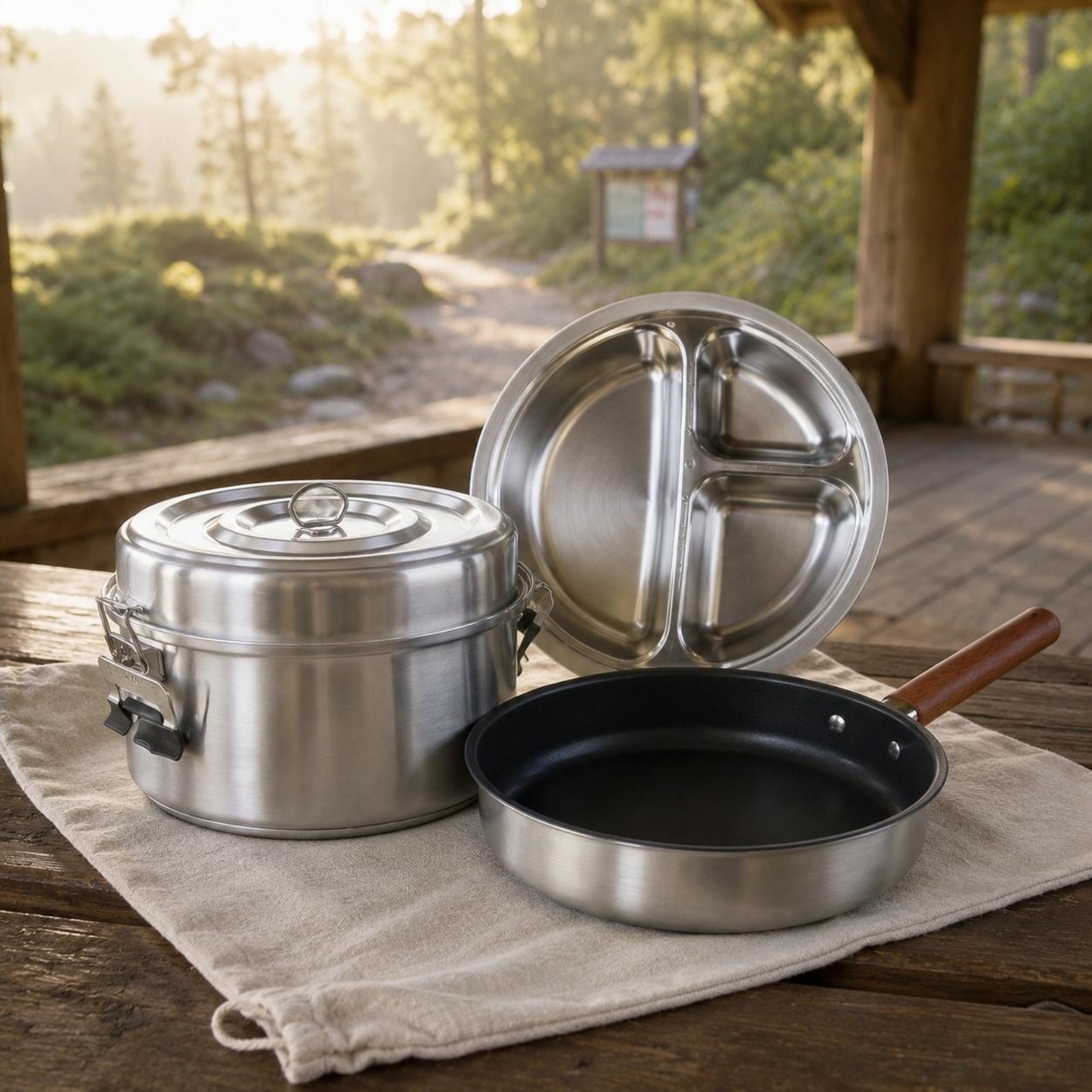 ชุดเครื่องครัวแคมป์ปิ้งอเนกประ - Camping Cooking Easy บทวิจารณ์และราคา