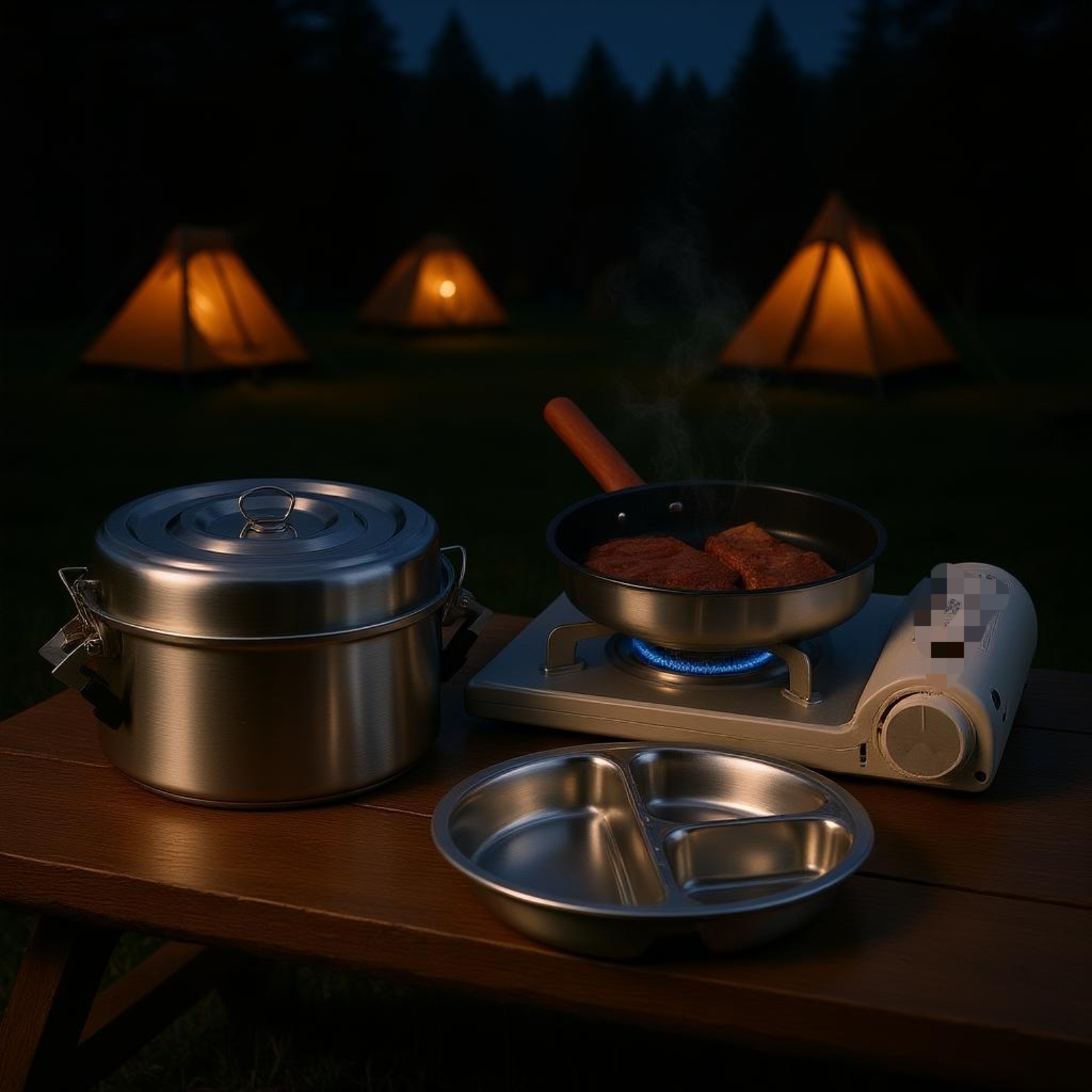 ชุดเครื่องครัวแคมป์ปิ้งอเนกประ - Camping Cooking Easy บทวิจารณ์และราคา