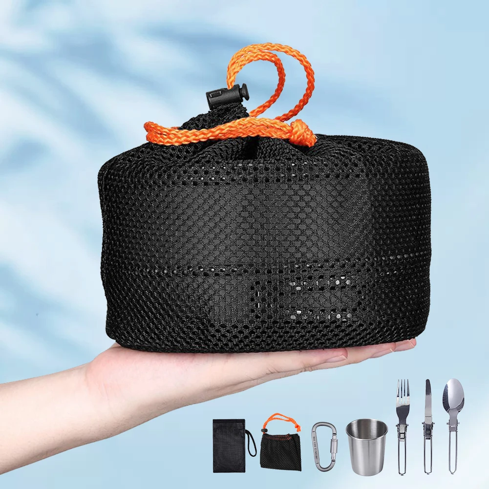 ชุดเครื่องครัวสำหรับตั้งแคมป์  - Camping Cooking Set With Kettle บทวิจารณ์และราคา