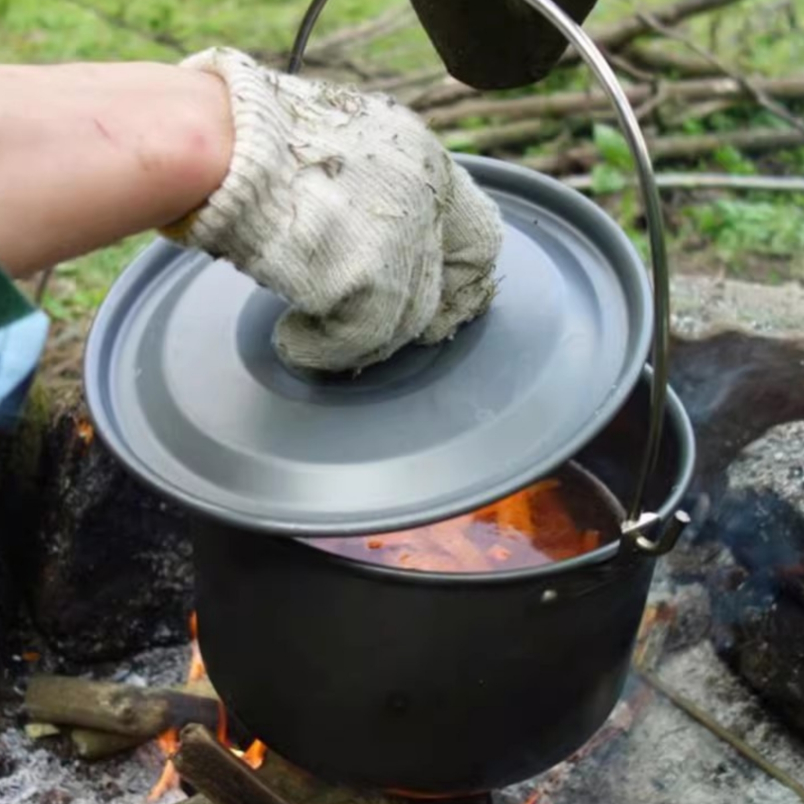 หม้อปรุงอาหารแคมป์ไฟอะลูมิเนีย - Camping Cooking Easy บทวิจารณ์และราคา