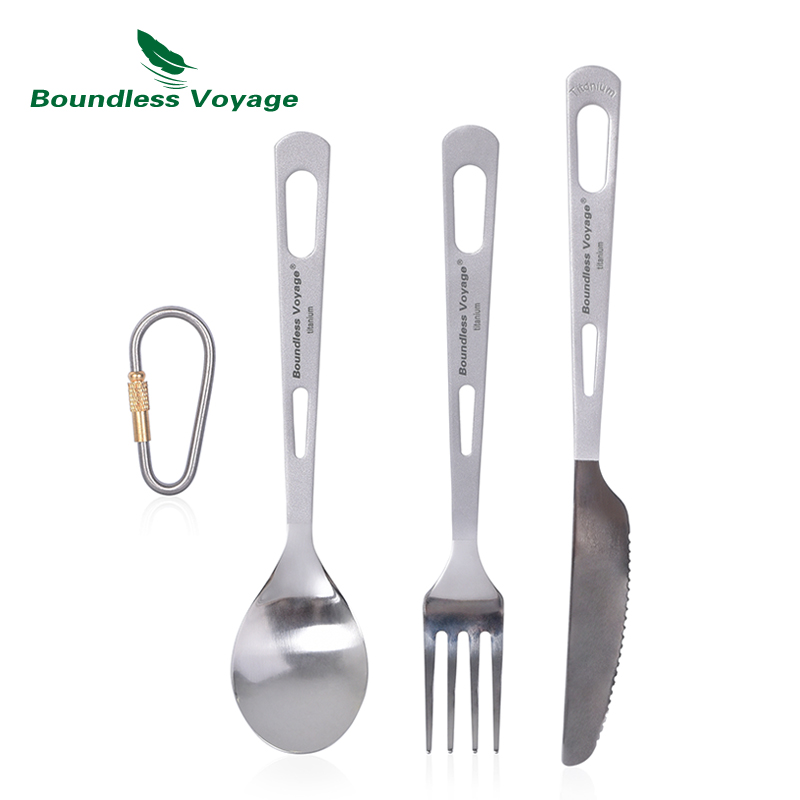 Boundless Voyage กลางแจ้งไทเทเ - Camp Spork Set บทวิจารณ์และราคา