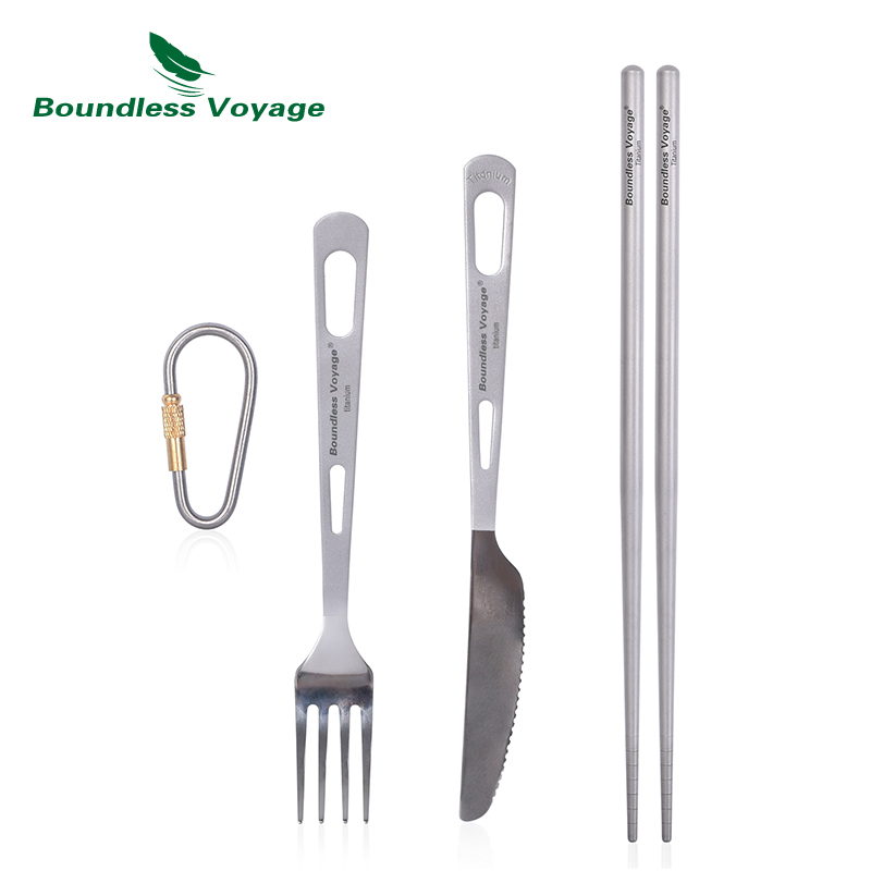 Boundless Voyage กลางแจ้งไทเทเ - Camp Spork Set บทวิจารณ์และราคา