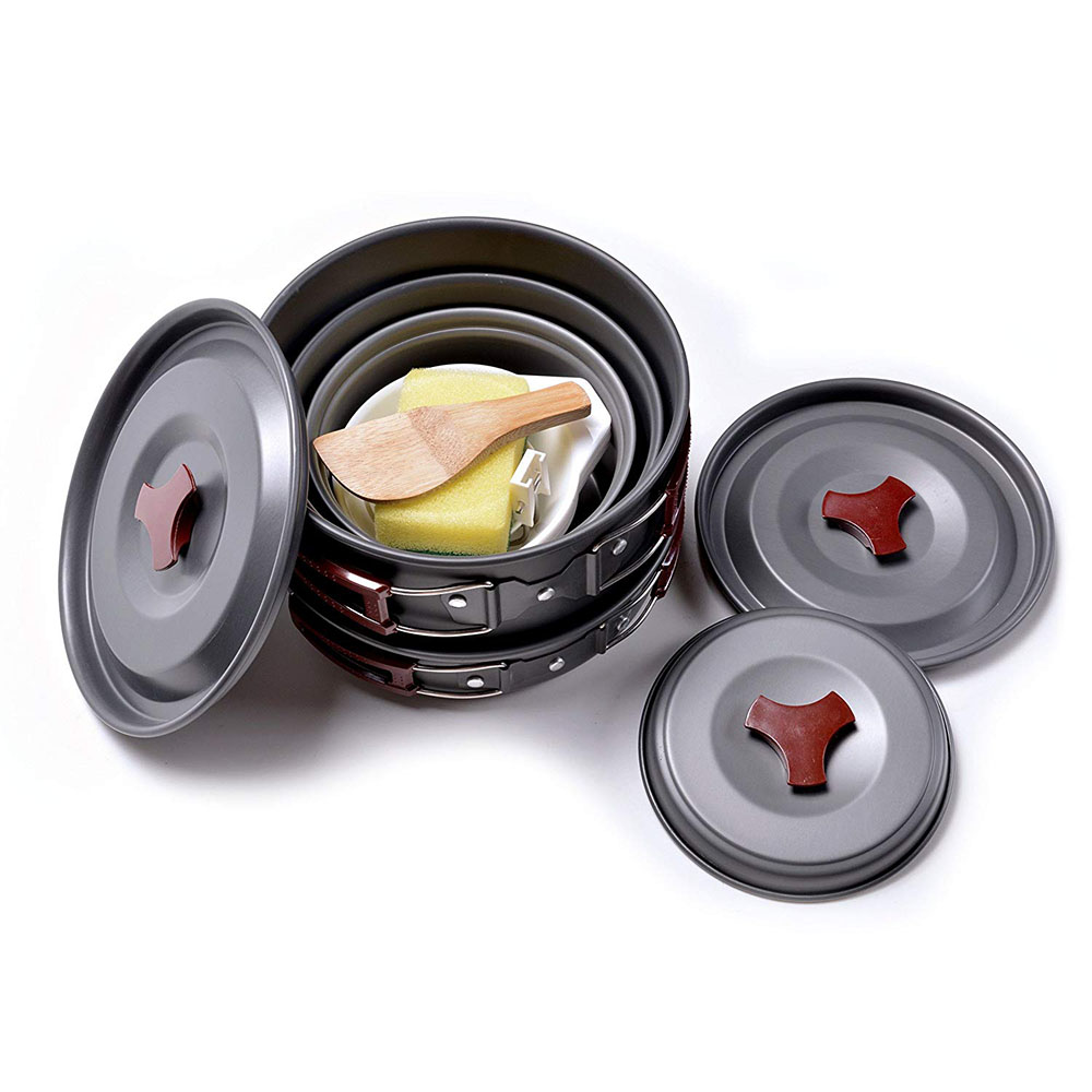 ชุดเครื่องครัวตั้งแคมป์กลางแจ้ - Camping Cooking Full Set บทวิจารณ์และราคา