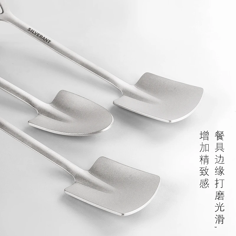 EDC ไทเทเนียมแบบพกพาพลั่วช้อนซ - Camping Cooking Food บทวิจารณ์และราคา