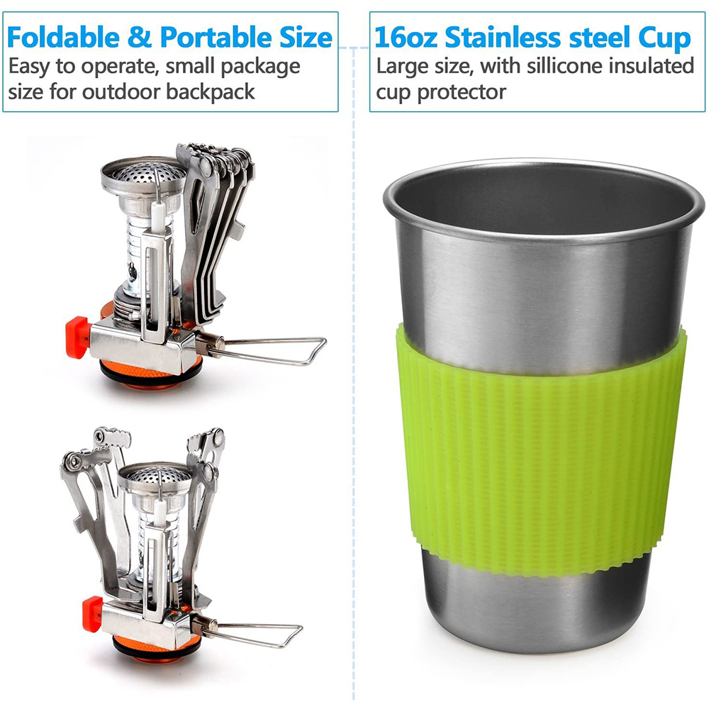 ชุดเครื่องครัวตั้งแคมป์พร้อมเต - Camping Cooking Full Set บทวิจารณ์และราคา