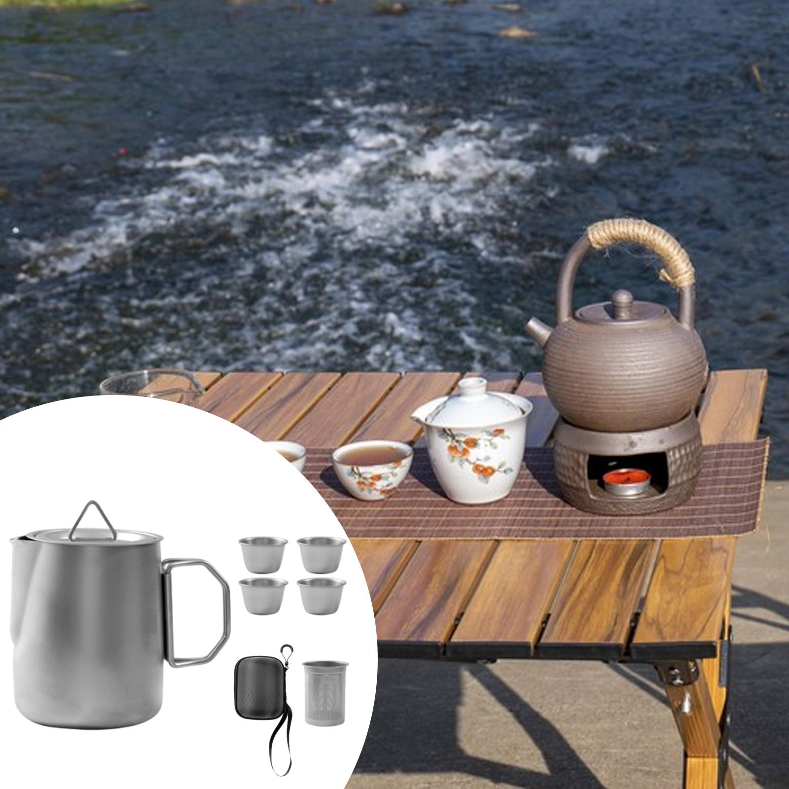 ชุดแก้วน้ำสแตนเลสสำหรับตั้งแคม - Camping Cooking Set For 4 บทวิจารณ์และราคา