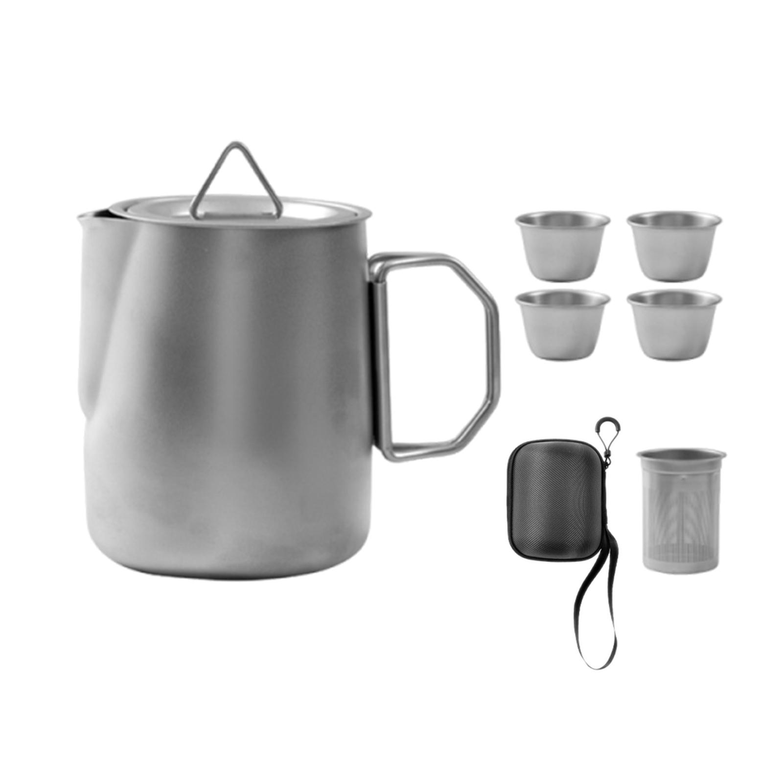 ชุดแก้วน้ำสแตนเลสสำหรับตั้งแคม - Camping Cooking Set For 4 บทวิจารณ์และราคา
