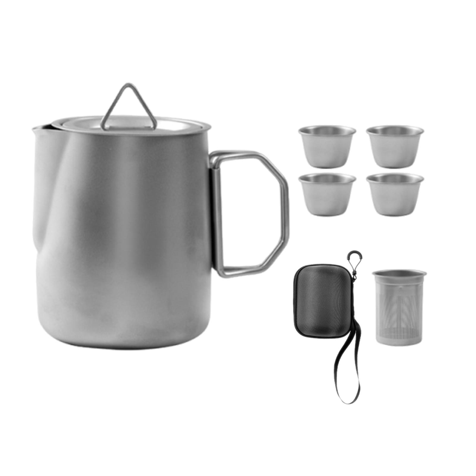ชุดแก้วน้ำสแตนเลสสำหรับตั้งแคม - Camping Cooking Set For 4 บทวิจารณ์และราคา