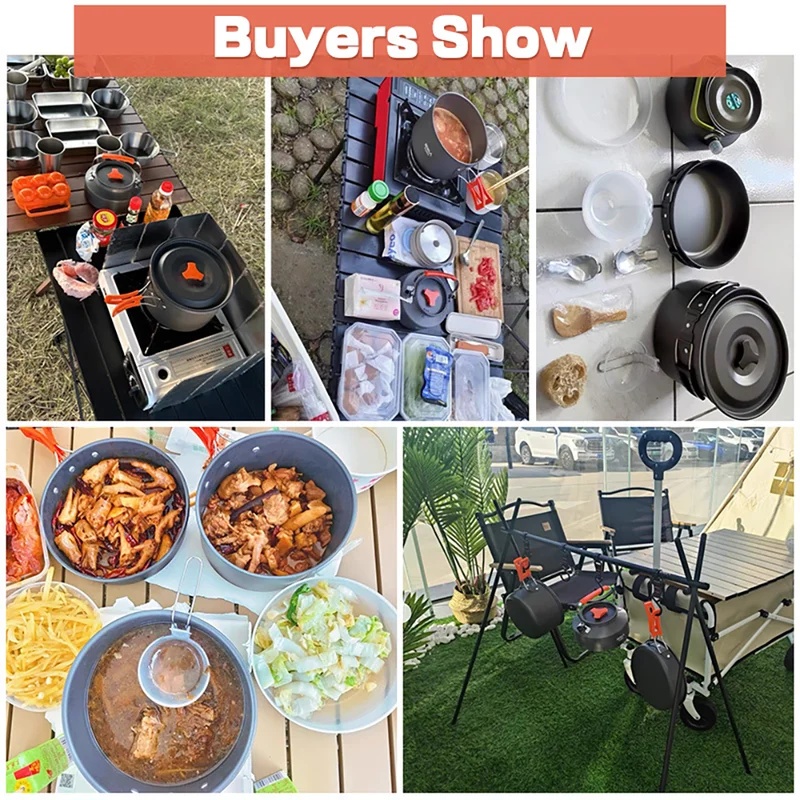ชุดอุปกรณ์ทำอาหารสำหรับตั้งแคม - Camping Cooking Full Set บทวิจารณ์และราคา