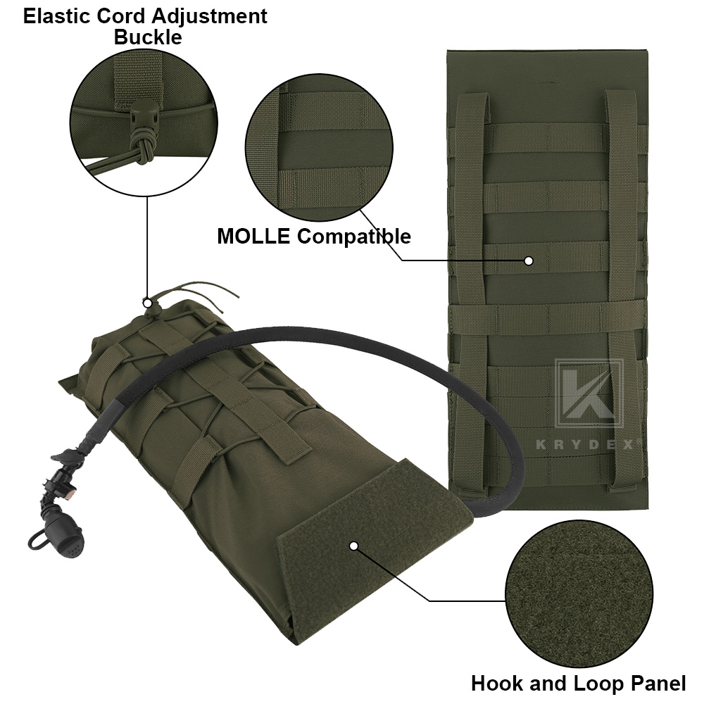 KRYDEX ยุทธวิธี 3L Hydration M - Camping Cooking Bag บทวิจารณ์และราคา