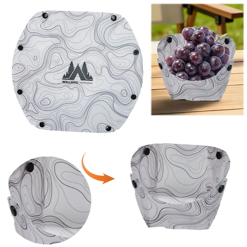 พับบนโต๊ะอาหารแบบพกพาชามจานชาม - Camping Cooking Pack บทวิจารณ์และราคา
