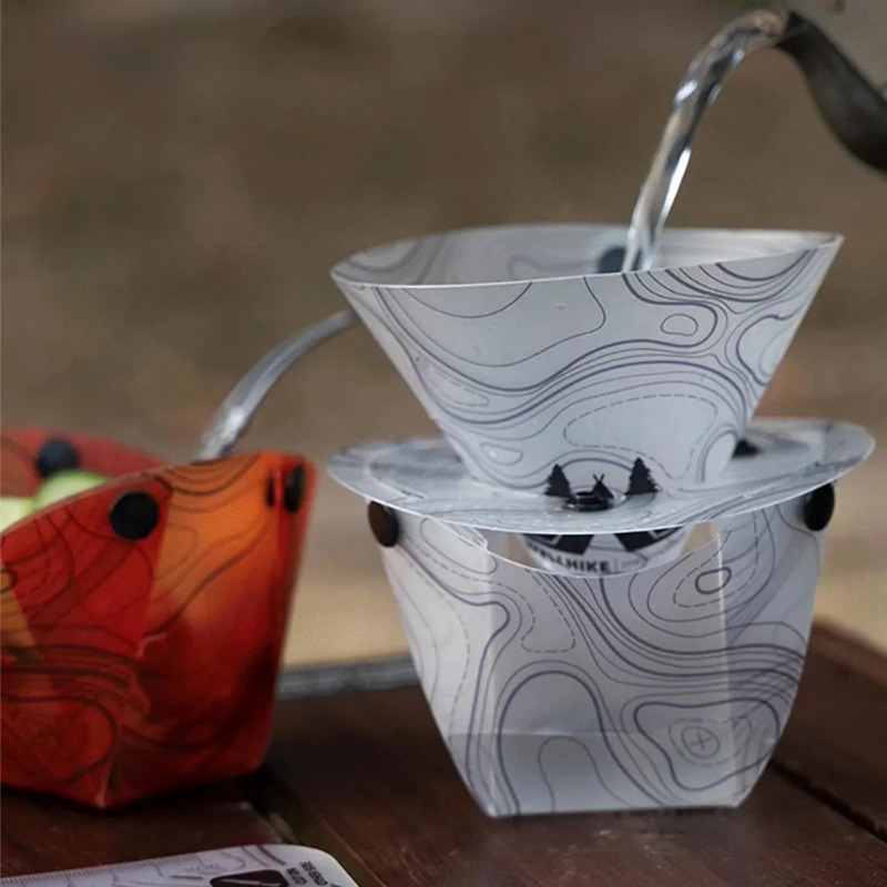 พับบนโต๊ะอาหารแบบพกพาชามจานชาม - Camping Cooking Pack บทวิจารณ์และราคา